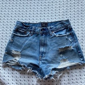 Abercrombie & Fitch the “Annie High Rise Jean Short”